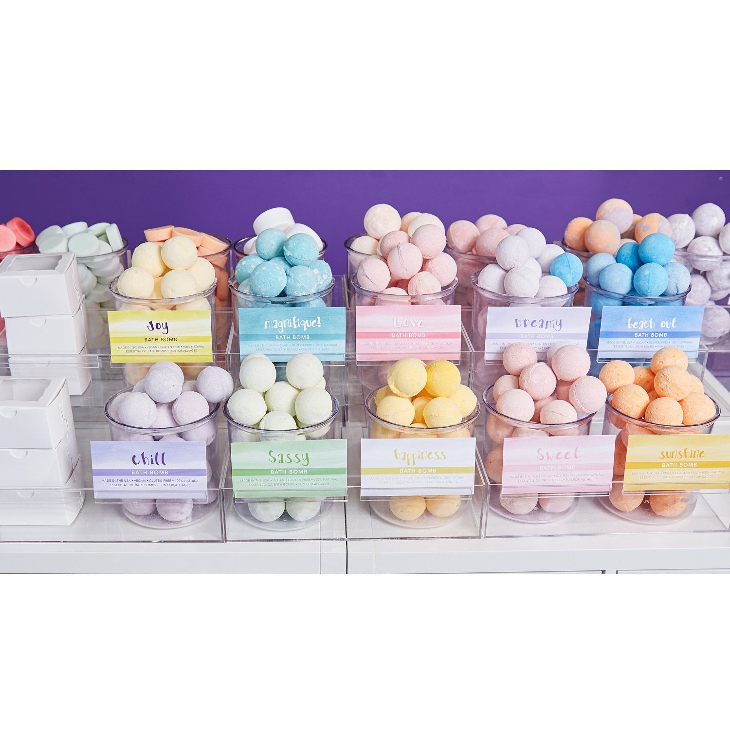 Medium Bath Bomb 10 Scent Starter Set