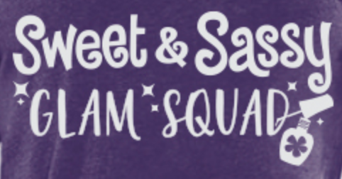 Sweet & Sassy Back Logo Short Sleeve Shirts
